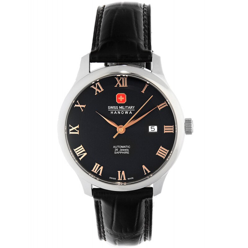 Ceas barbatesc Swiss Military 05-4299.04.007 Automatic Argintiu