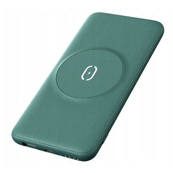 Powerbank 10000mah PD 3.0 pentru IPHONE 12 Magsafe Mcdodo, verde Powerbank 10000mah PD 3.0 pentru IPHONE 12 Magsafe Mcdodo, verde
