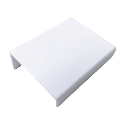 Maner pentru mobilier Way, finisaj alb mat, L 50 mm
