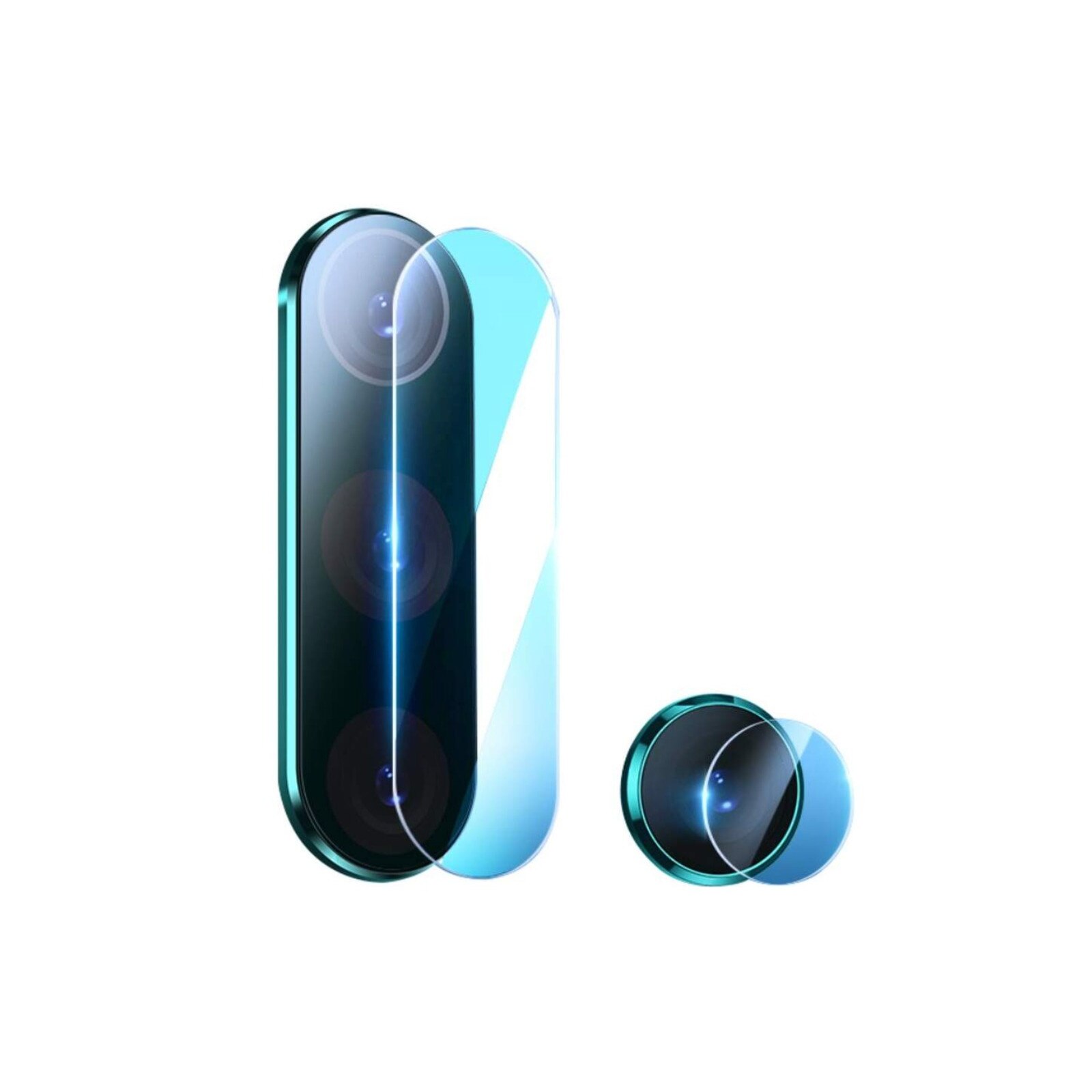 Folie de protectie Sticla securizata 9H, pentru camera spate, Bibilel, compatibila cu Xiaomi Mi 10 Lite, Transparenta, BBL2071