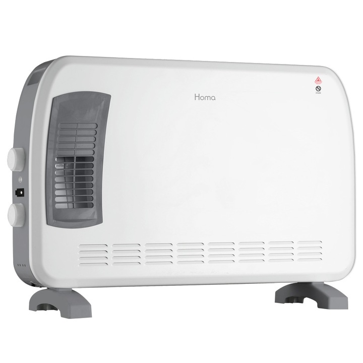 Convector electric HOMA HCH-2199T, 3 nivele, 2000W, 230V, Alb