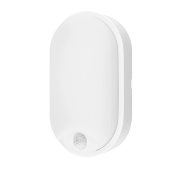 Lampa led de tavan sau perete,14W, alba, cu senzor de miscare pir, rezistenta la apa IP54, 4200K, lumina neutra, LBHS1442WE Ultralux Lampa led de tavan sau perete,14W, alba, cu senzor de miscare pir, rezistenta la apa IP54, 4200K, lumina neutra, LBHS1442WE Ultralux