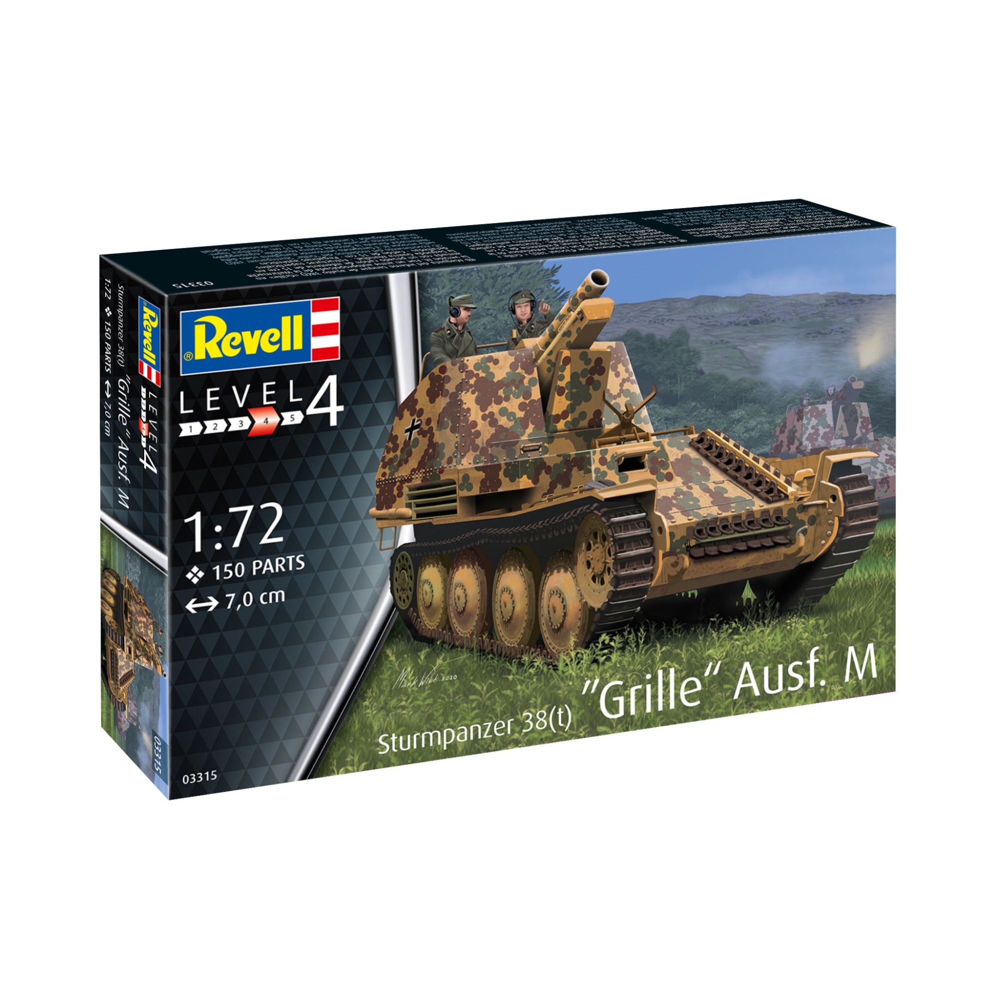 Vehicul militar de construit Revell Sturmpanzer 38 Grille