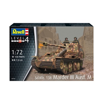 Vehicul militar de construit Revell Sd. Kfz. 138 Marder III Vehicul militar de construit Revell Sd. Kfz. 138 Marder III