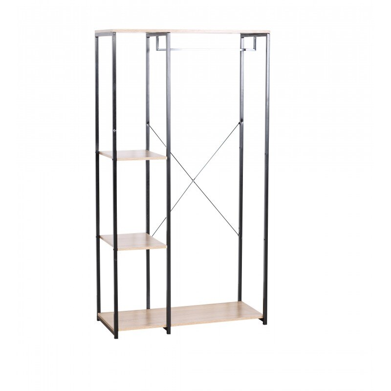 Cuier metal si PAL, 90 x 40 x 167 cm