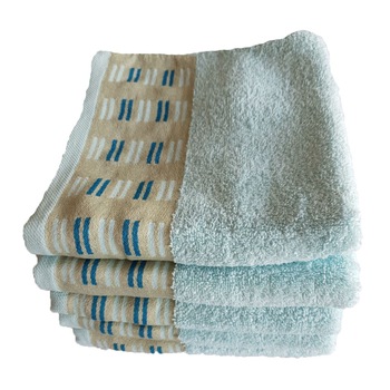 Set 5 Prosoape cross road,100 % bumbac , 50 x 90 cm , albastru deschis Set 5 Prosoape cross road,100 % bumbac , 50 x 90 cm , albastru deschis
