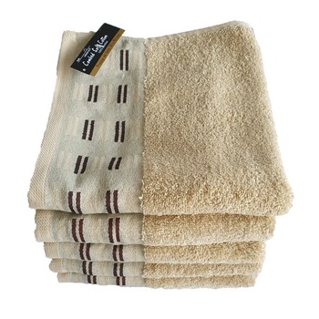 Set 5 Prosoape cross road,100 % bumbac , 50 x 90 cm , bej Set 5 Prosoape cross road,100 % bumbac , 50 x 90 cm , bej