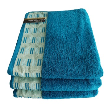 Set 3 Prosoape cross road,100 % bumbac , 70 x 140 cm , turcoaz Set 3 Prosoape cross road,100 % bumbac , 70 x 140 cm , turcoaz