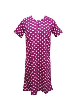 Camasa de noapte, buline, Roz inchis Camasa de noapte, buline, Roz inchis