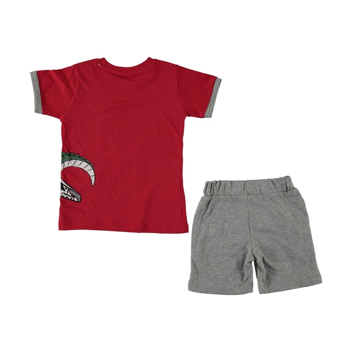 Compleu Schnappi rosu, Rosu/Negru