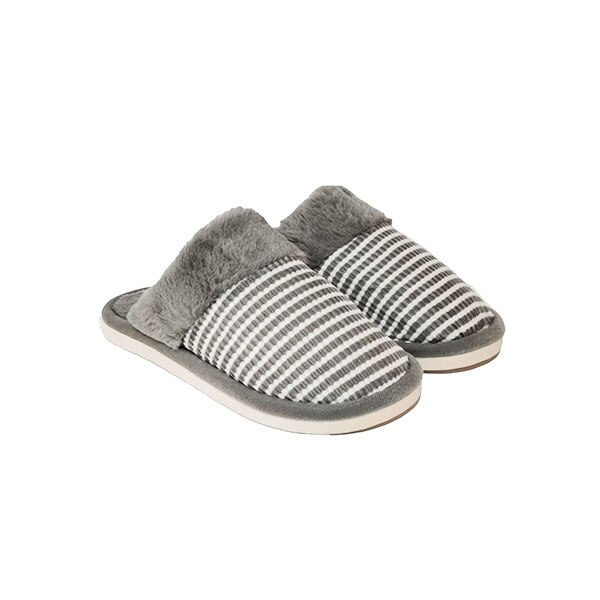 Papuci casa dama Trendd Clas, Gri, 38-39