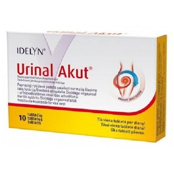 Urinal Akut 10 capsule Functie normala a tractului urinar Extract din plante de afine Urinal Akut 10 capsule Functie normala a tractului urinar Extract din plante de afine