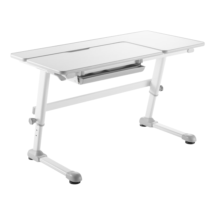 A+ E10RD gyerek íróasztal, állítható magasságú, 800x400 mm asztallap méret