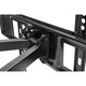 Suport TV de perete A+ LPA446, reglabil, 37"-80" (93cm-203cm), Negru