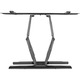 Suport TV de perete A+ LPA466, reglabil, 37"-80" (93cm-203cm), Negru
