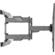 Suport TV de perete A+ LPA466, reglabil, 37"-80" (93cm-203cm), Negru