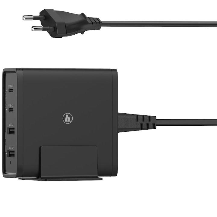 Hama USB Charging Station Töltő, 4 csatlakozó, 65W
