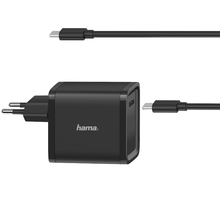 Зарядно устройство за лаптоп за кола Hama USB-C Notebook Power, 5-20V/45W