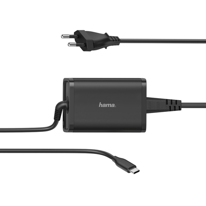Зарядно устройство за лаптоп за кола Hama USB-C Notebook Power, 5-20V/65W