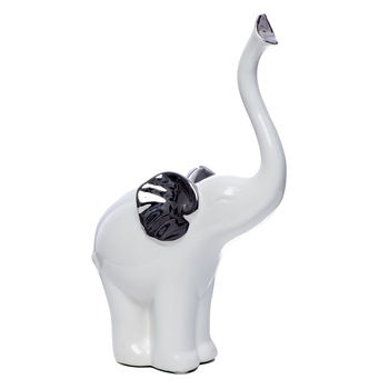 Statueta 'Elefantul Alb',25 cm, realizat din ceramica fina Statueta 'Elefantul Alb',25 cm, realizat din ceramica fina
