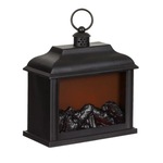 Semineu decorativ cu efect flacara, alimentare cu baterii 3xAA,28x15x21 cm