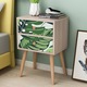 Autocolant Art Factory pentru mobilier, Detaliu frunze in suprapunere, autoadeziv, latime 70 cm x lungime 100 cm