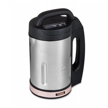 Aparat de Preparat Supe Tower T12031RG 2 in 1, Functie Blender Smoothie, Control Inteligent Digital, 1.6L, Putere 1000W, Inox Aparat de Preparat Supe Tower T12031RG 2 in 1, Functie Blender Smoothie, Control Inteligent Digital, 1.6L, Putere 1000W, Inox