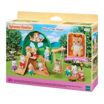 Set Sylvanian Families 5318 - Casuta din copac si figurina veverita Set Sylvanian Families 5318 - Casuta din copac si figurina veverita