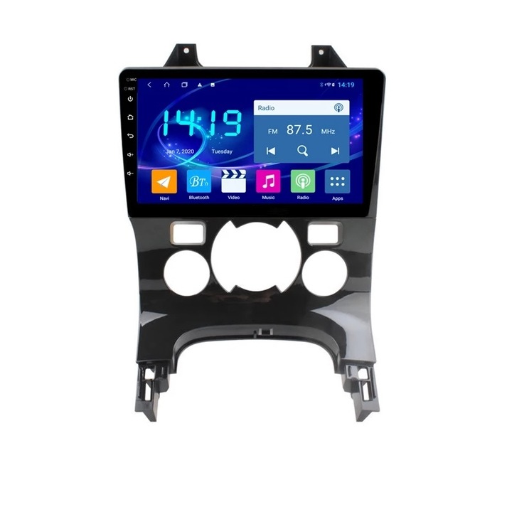 Navigatie Peugeot 3008 Citroen 3008 ( 2009 - 2018 ), 4 GB RAM + 64 GB ROM, Slot Sim 4G pentru Internet, Carplay, Android, Aplicatii, Usb, Wi Fi, Bluetooth