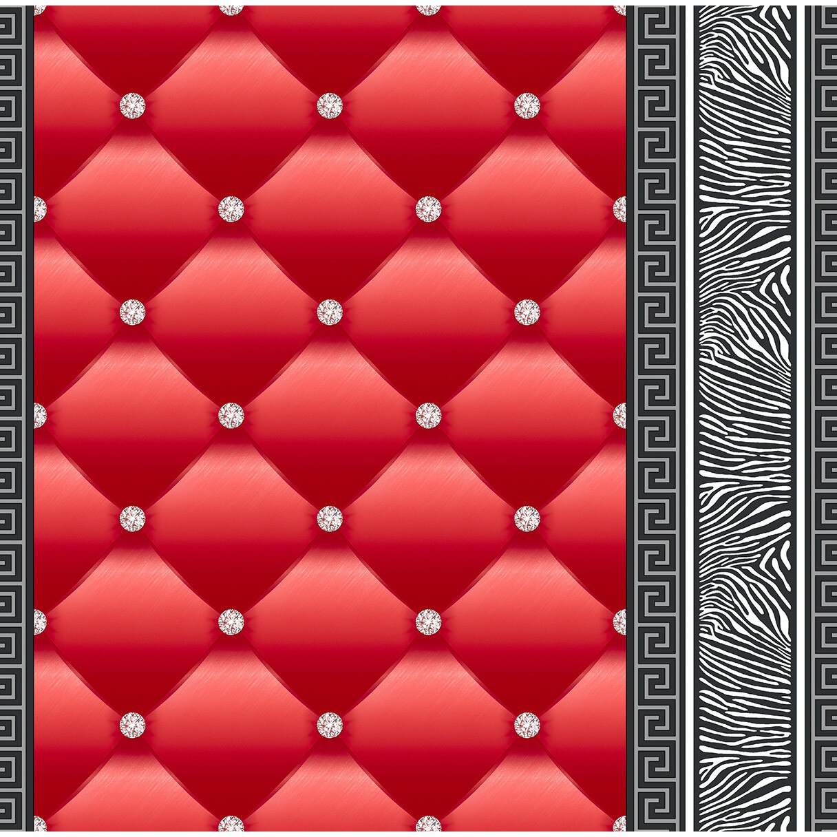 Tapet DEGRETS 1455 hartie Eileen 2 rosu, 0.53m x 10.05m, 5.3 mp