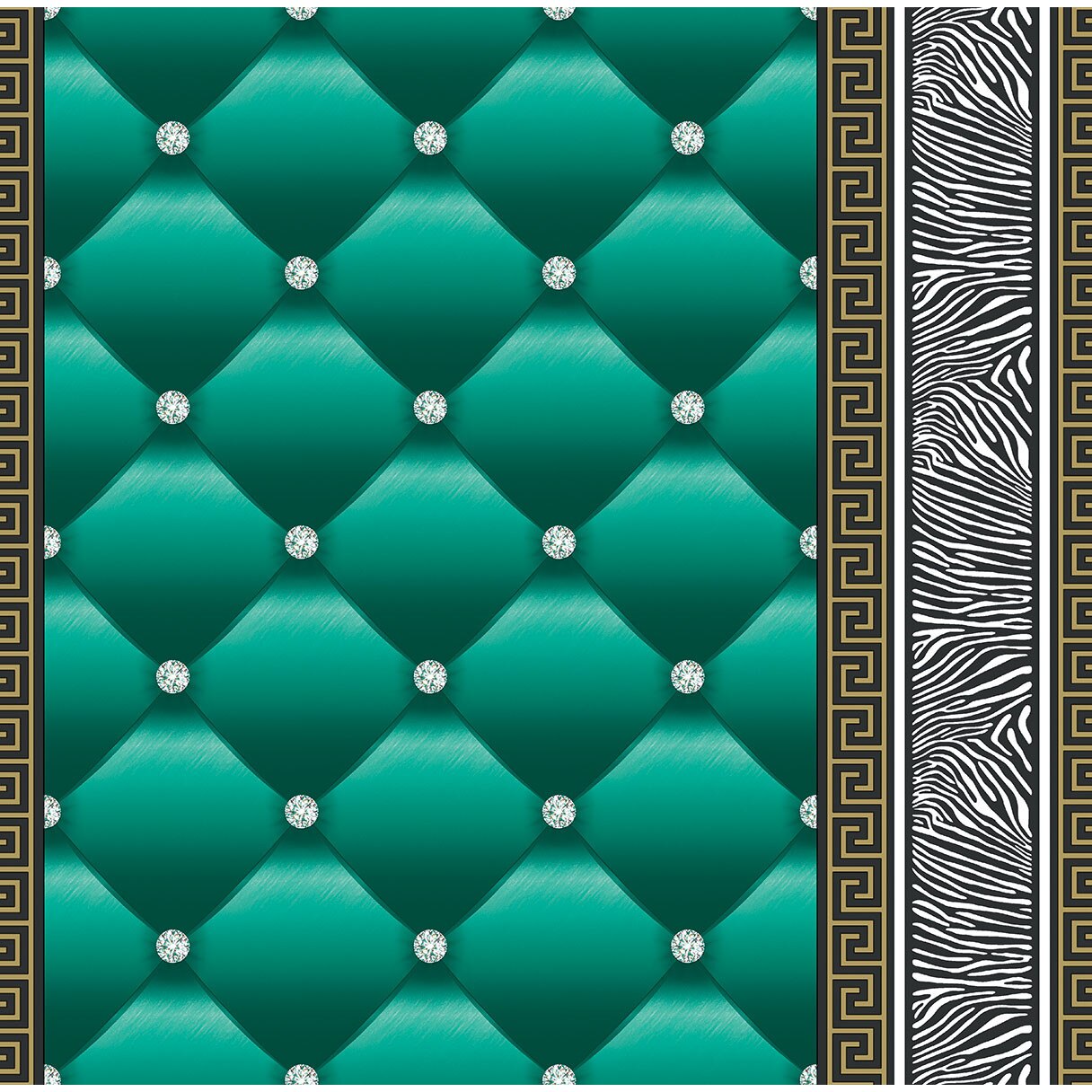 Tapet DEGRETS 1442 hartie Eileen 2 verde, 0.53m x 10.05m, 5.3 mp