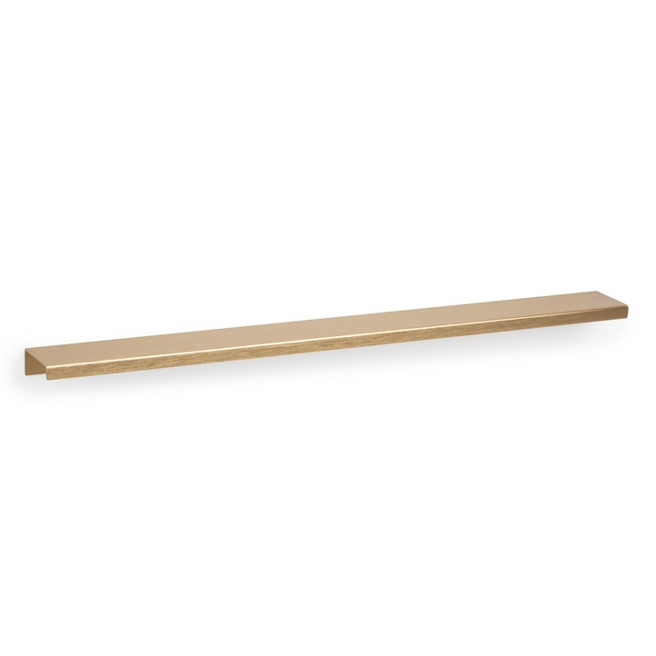 Maner pentru mobilier Way, finisaj alama shadow periata, L 400 mm