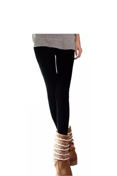 Colanti Dama tip Dress cu captuseala din fleece, Negri Colanti Dama tip Dress cu captuseala din fleece, Negri