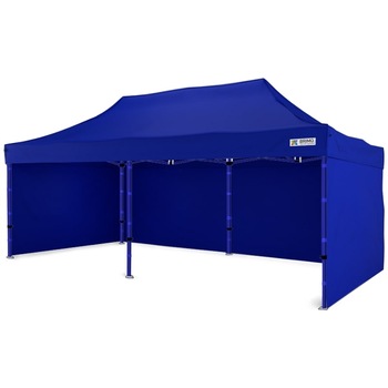 Cort pentru evenimente albastru, BRIMO, Premium Otel, 3x4.5 m Cort pentru evenimente albastru, BRIMO, Premium Otel, 3x4.5 m