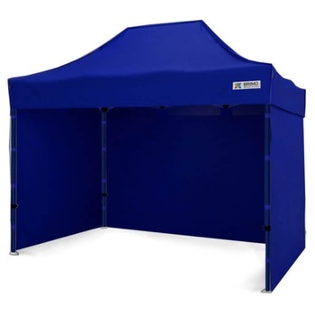 Pavilion pliant albastru, BRIMO, Premium Otel, 2x3m Pavilion pliant albastru, BRIMO, Premium Otel, 2x3m