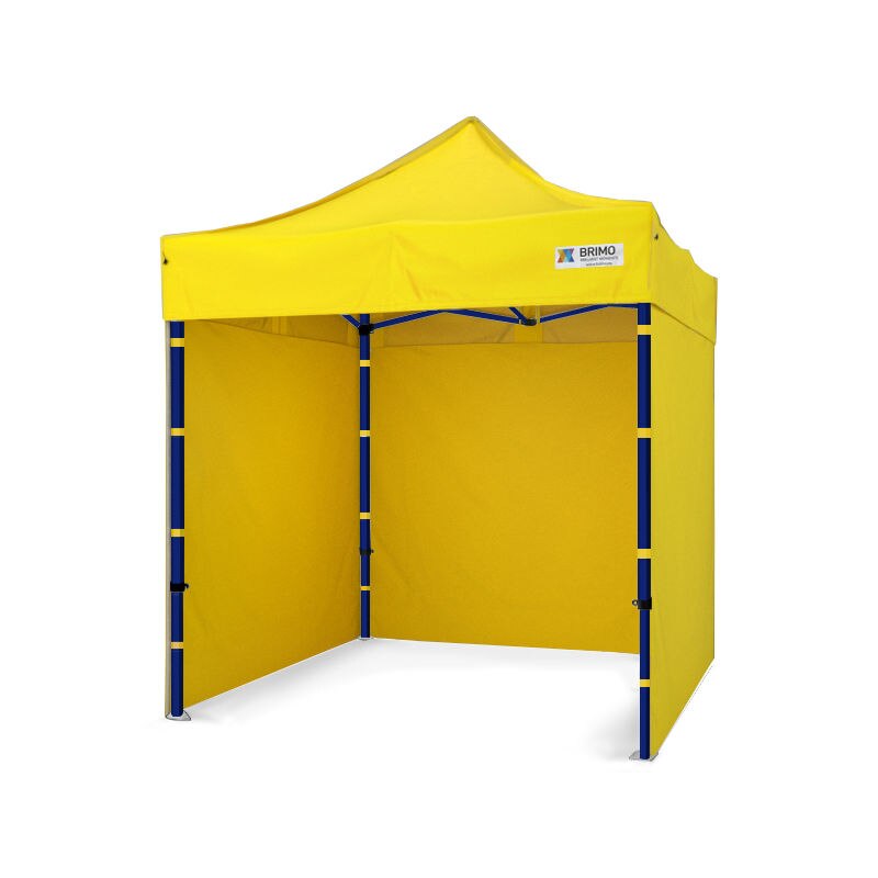 Cort de petrecere galben, BRIMO, Premium Otel, 2x2m
