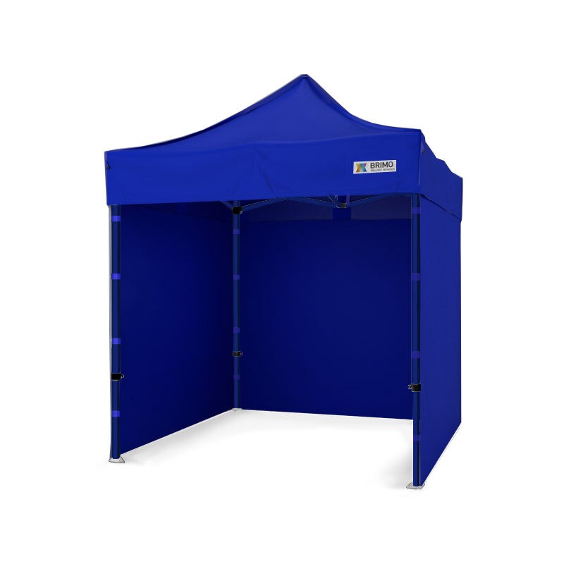 Cort de petrecere albastru, BRIMO, Premium Otel, 2x2m