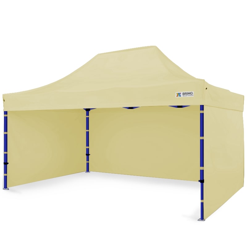 Cort pentru evenimente bej, BRIMO, Premium Otel, 3x4.5 m
