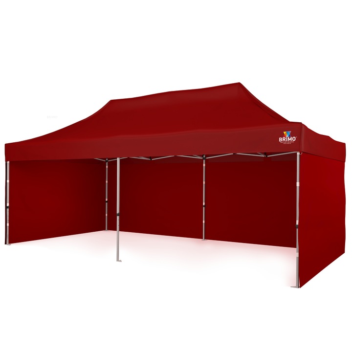 Cort petrecere, BRIMO, Super otel, 3x6m- Rosu