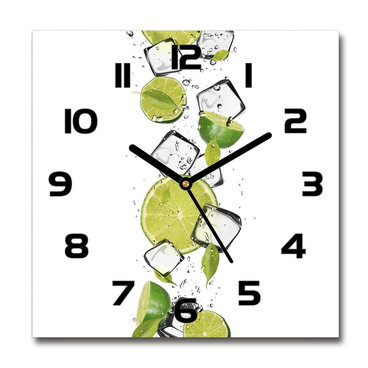 Dekor órá, Tulup, lime jég, 30x30 cm