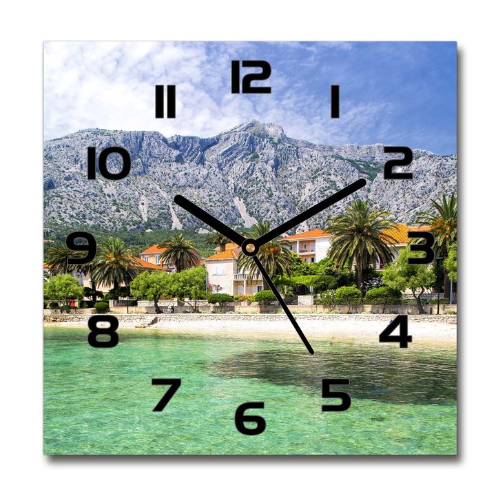Dekor órá, Tulup, Beach Horvátországban, 30x30 cm