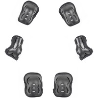 set protectii copii action one genunchiere cotiere si aparatori incheieturi marimea m negru imagen 41_0_
0