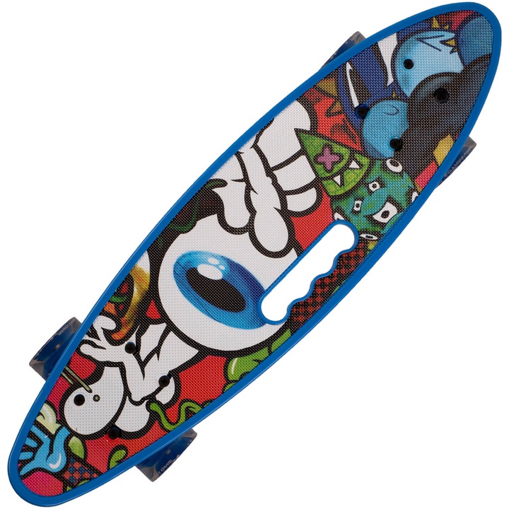 Action One® ABEC-7 Pennyboard, PU, Alumínium, Rocketman