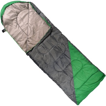 Sac de dormit impermeabil Action One, Verde/Gri, (190+30) x 75 cm Sac de dormit impermeabil Action One, Verde/Gri, (190+30) x 75 cm