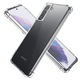 Szilikon burkolat Clear Extra Slim ütéscsillapító technológia, kompatibilis a Samsung Galaxy S21 5G telefonnal, átlátszó