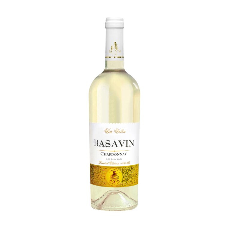 Vin Chardonnay, alb, sec, Basavin, 0.75 l