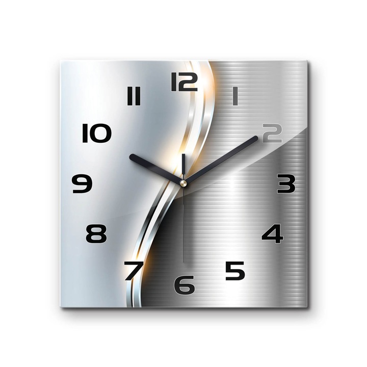 Dekor órá, Tulup, fém absztrakció 8, 30x30 cm