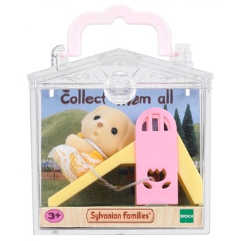 Figurina Sylvanian Families 5204 - Catelus pe topogan Figurina Sylvanian Families 5204 - Catelus pe topogan