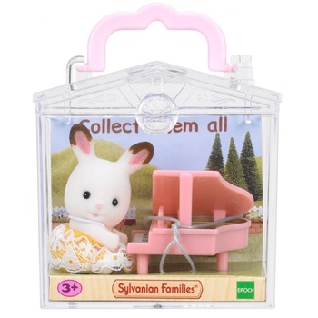 Figurina Sylvanian Families 5202 - Iepuras cu pian Figurina Sylvanian Families 5202 - Iepuras cu pian