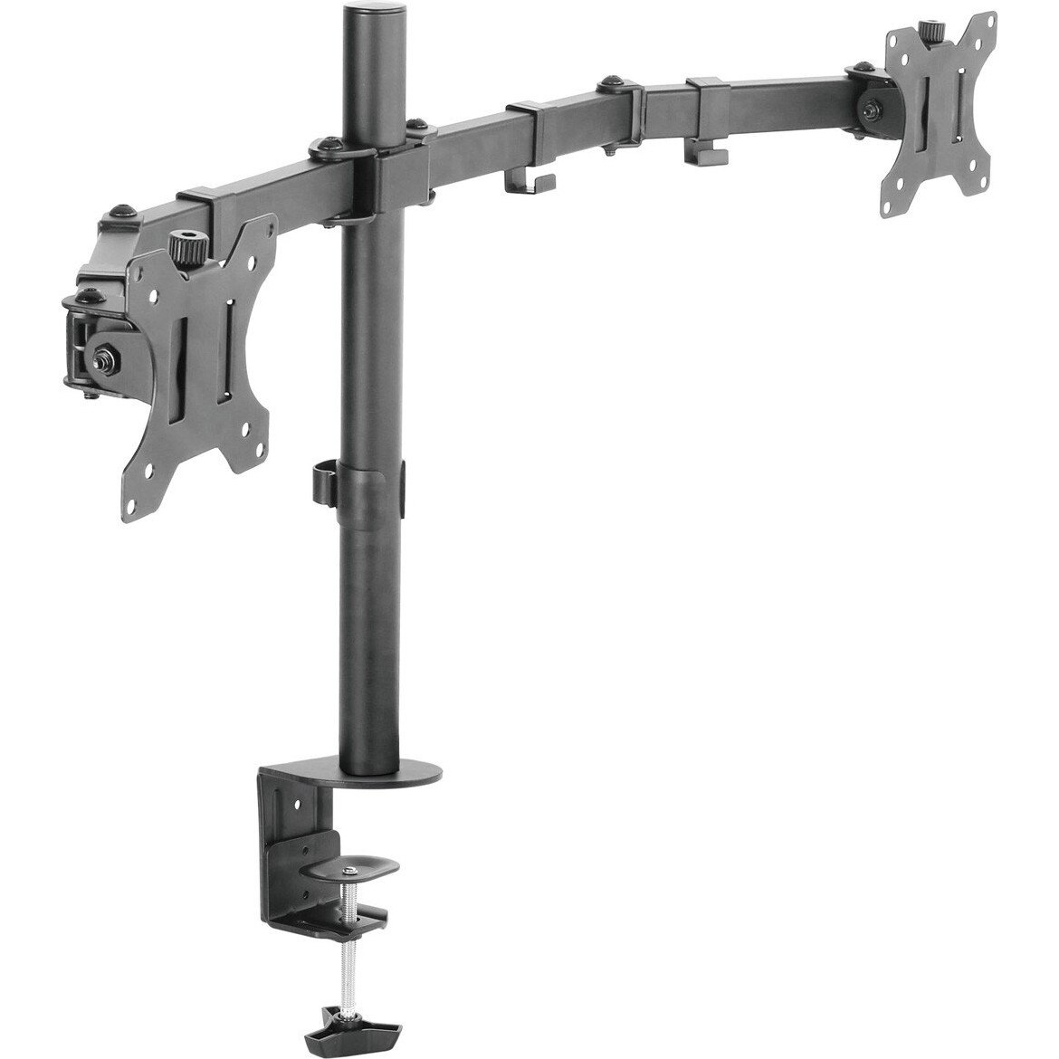 Suport birou 2 Monitoare Sbox LCD-352/2, 13“ - 32“, Negru